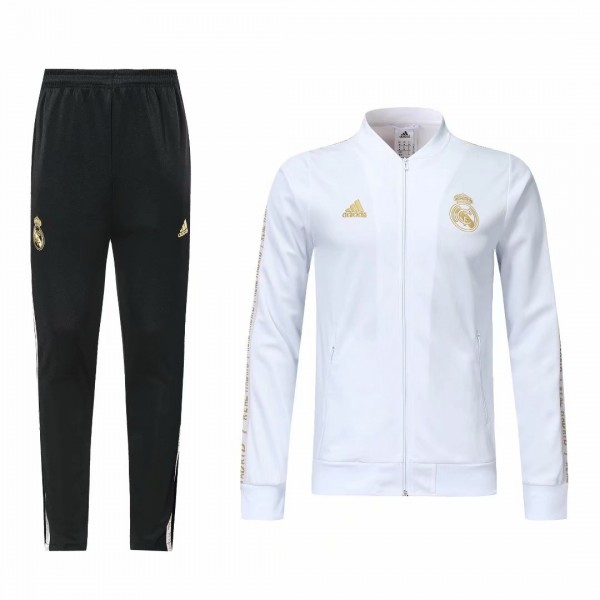 19/20 Real Madrid Training Suit White