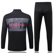 22/23 AC Milan Long Zipper Training Suit Black